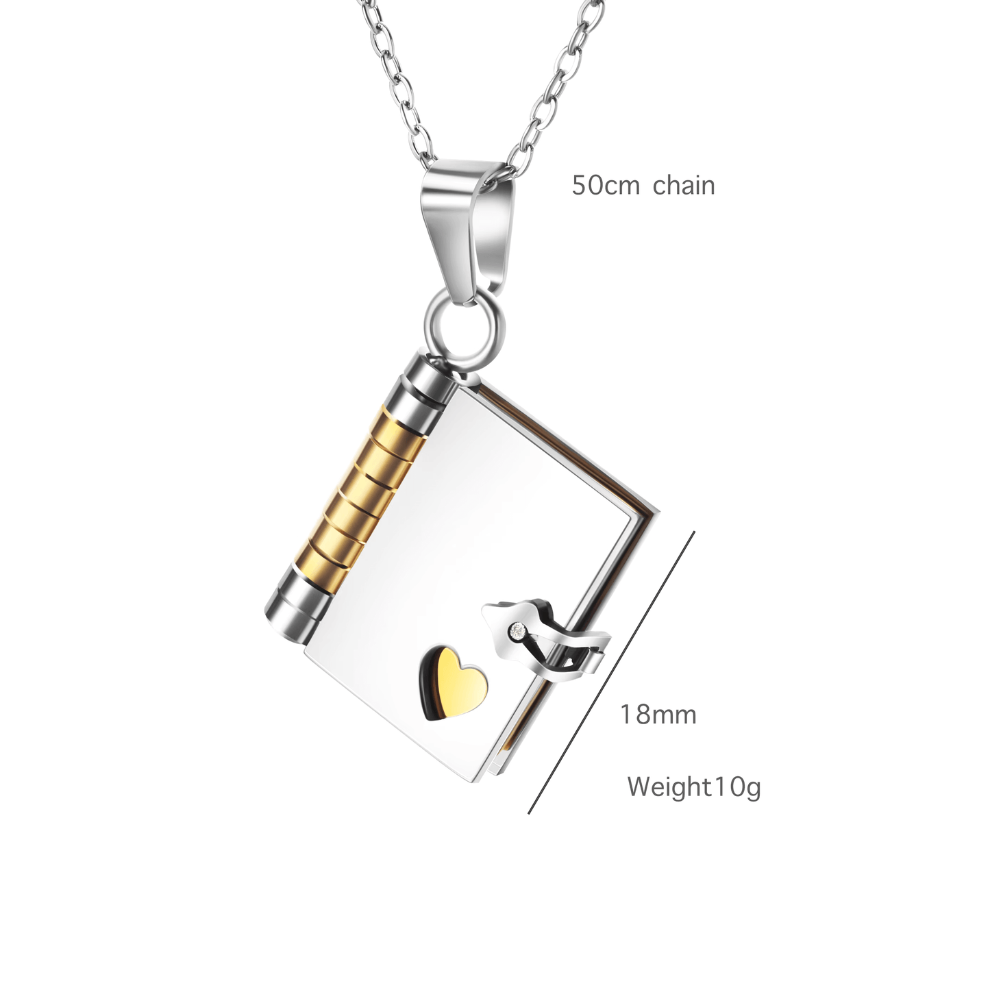 Mivacci™ Book of Love Necklace